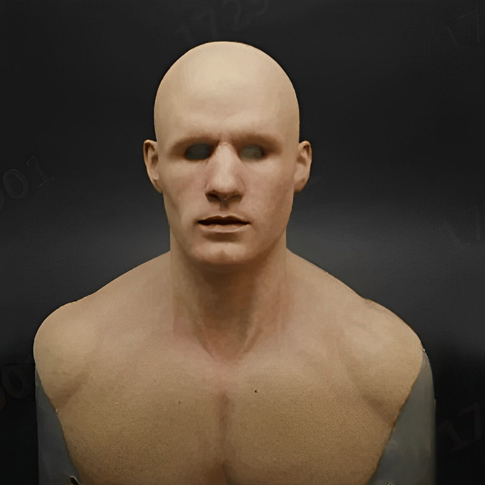Niropi | Realistic Old Man Mask – Halloween and Cosplay Latex Mask with Movable Mouth