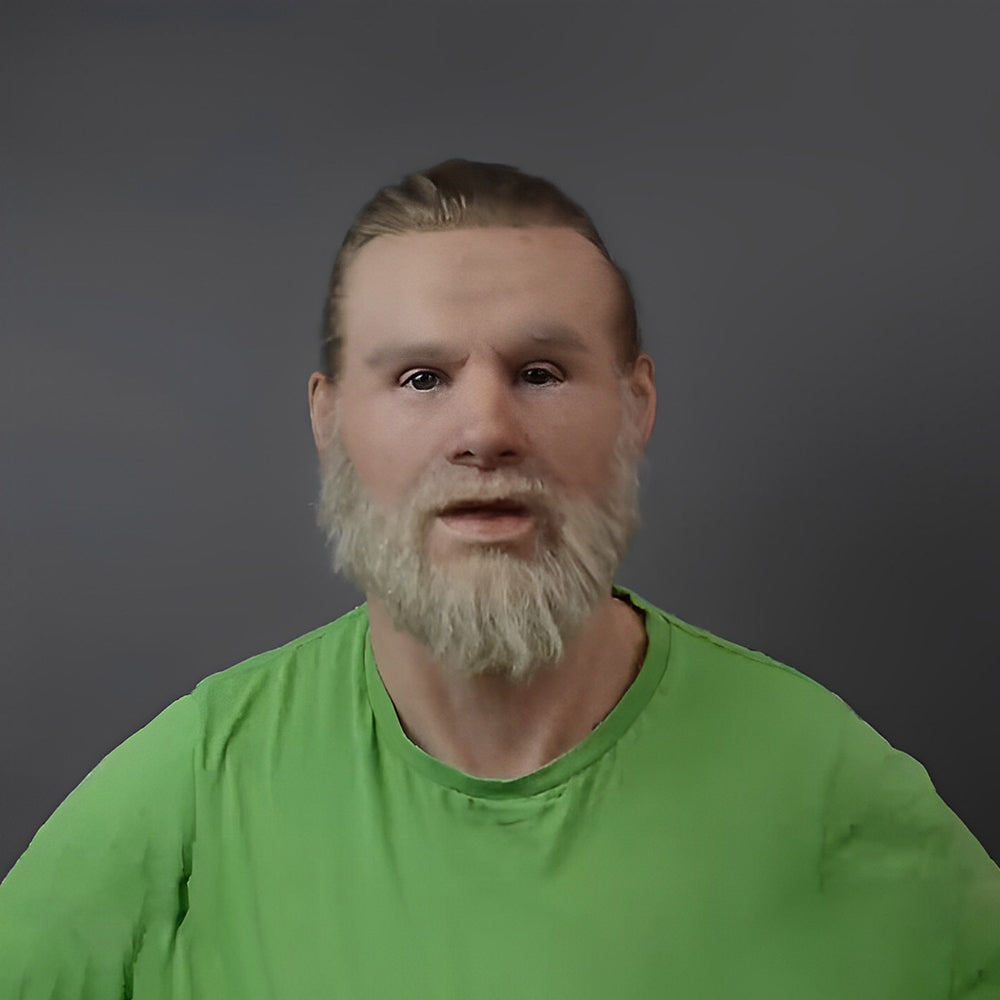 Niropi | Realistic Old Man Mask – Halloween and Cosplay Latex Mask with Movable Mouth