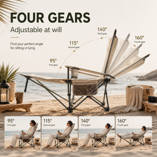 Niropi | Reclinoze Foldable Reclining Camping Chair