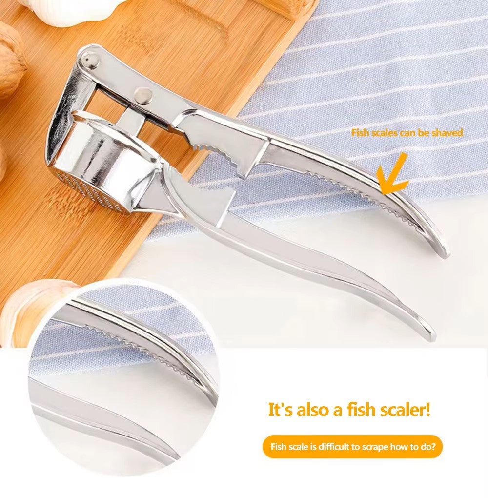 Niropi | Robust Garlic Press Made of Stainless Steel