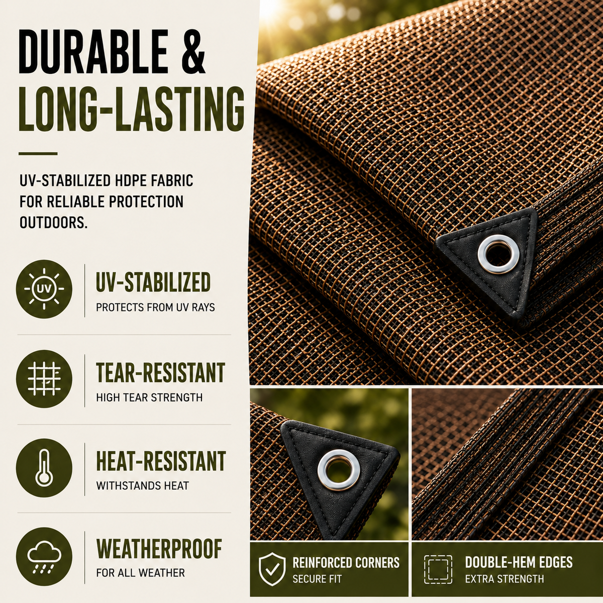 Niropi | SolariMesh Outdoor Shade Canopy