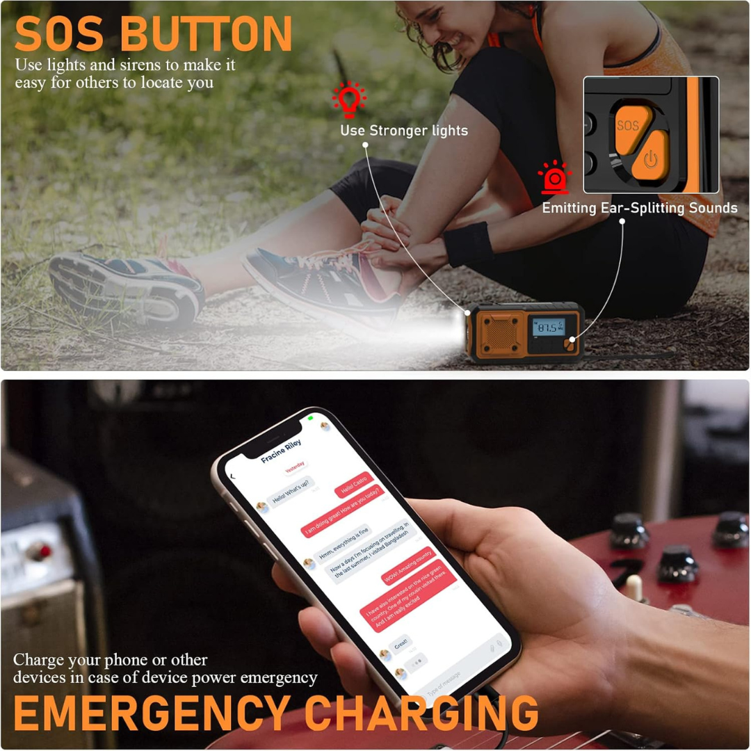 Niropi | Solavox Portable Emergency Crank Radio