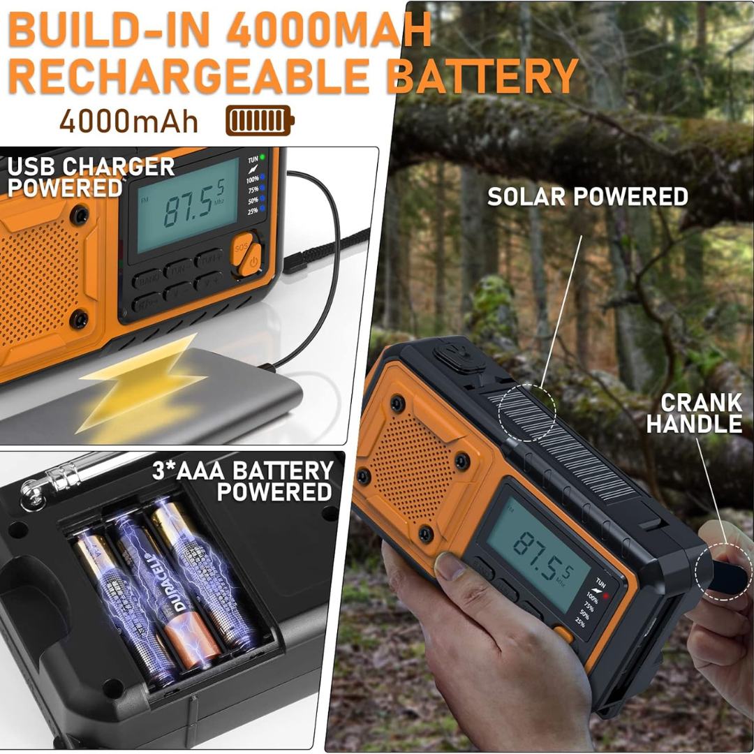 Niropi | Solavox Portable Emergency Crank Radio