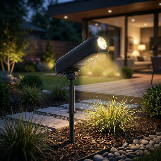 Niropi | Solendra Adjustable Solar-Powered Outdoor Spotlight