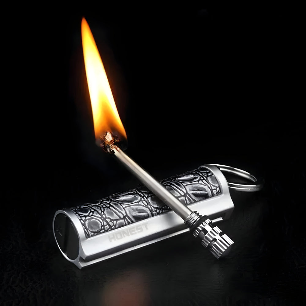 Niropi | Survival Waterproof Flint Fire Starter Keychain