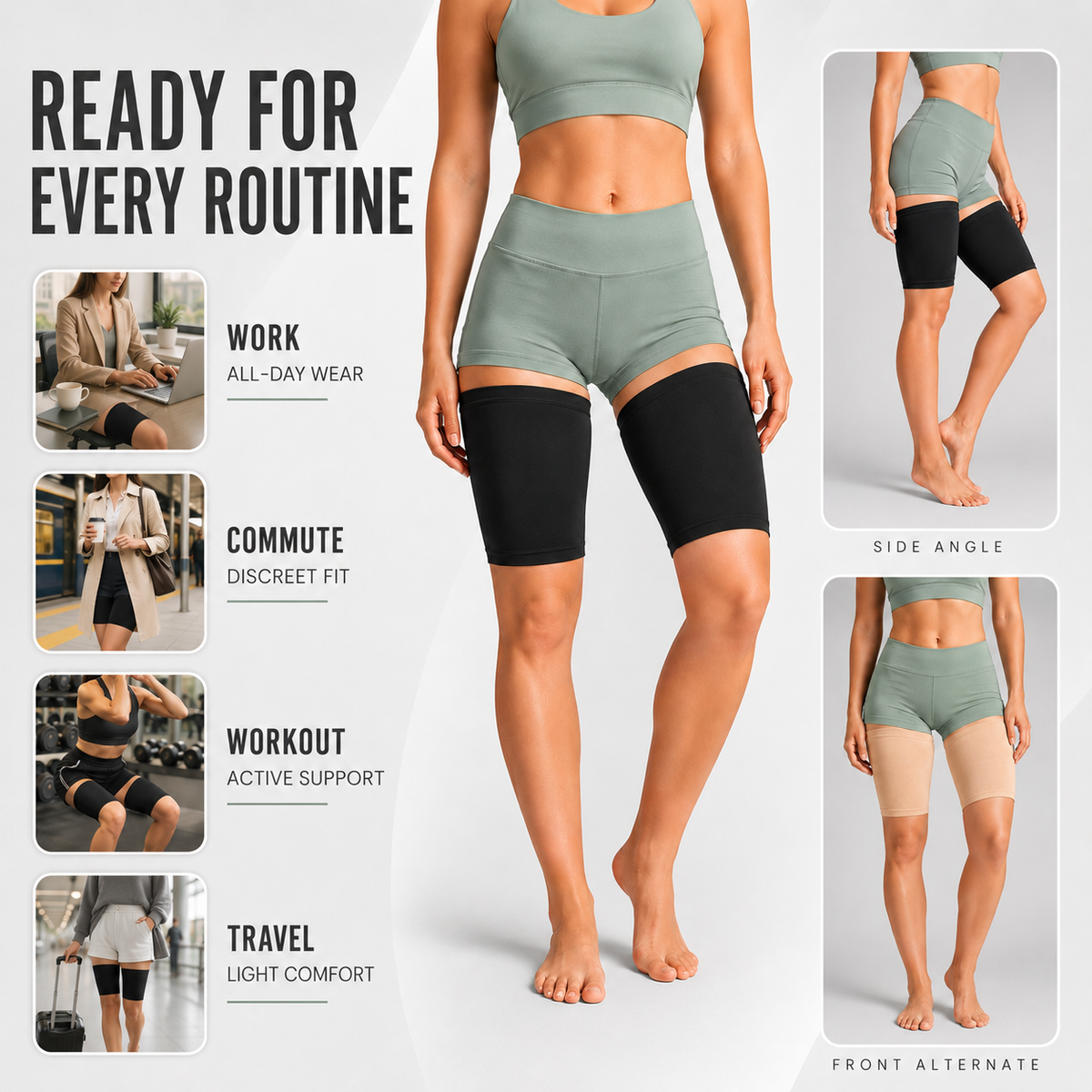 Niropi | Thighraze Ultra Thin Compression Sleeve