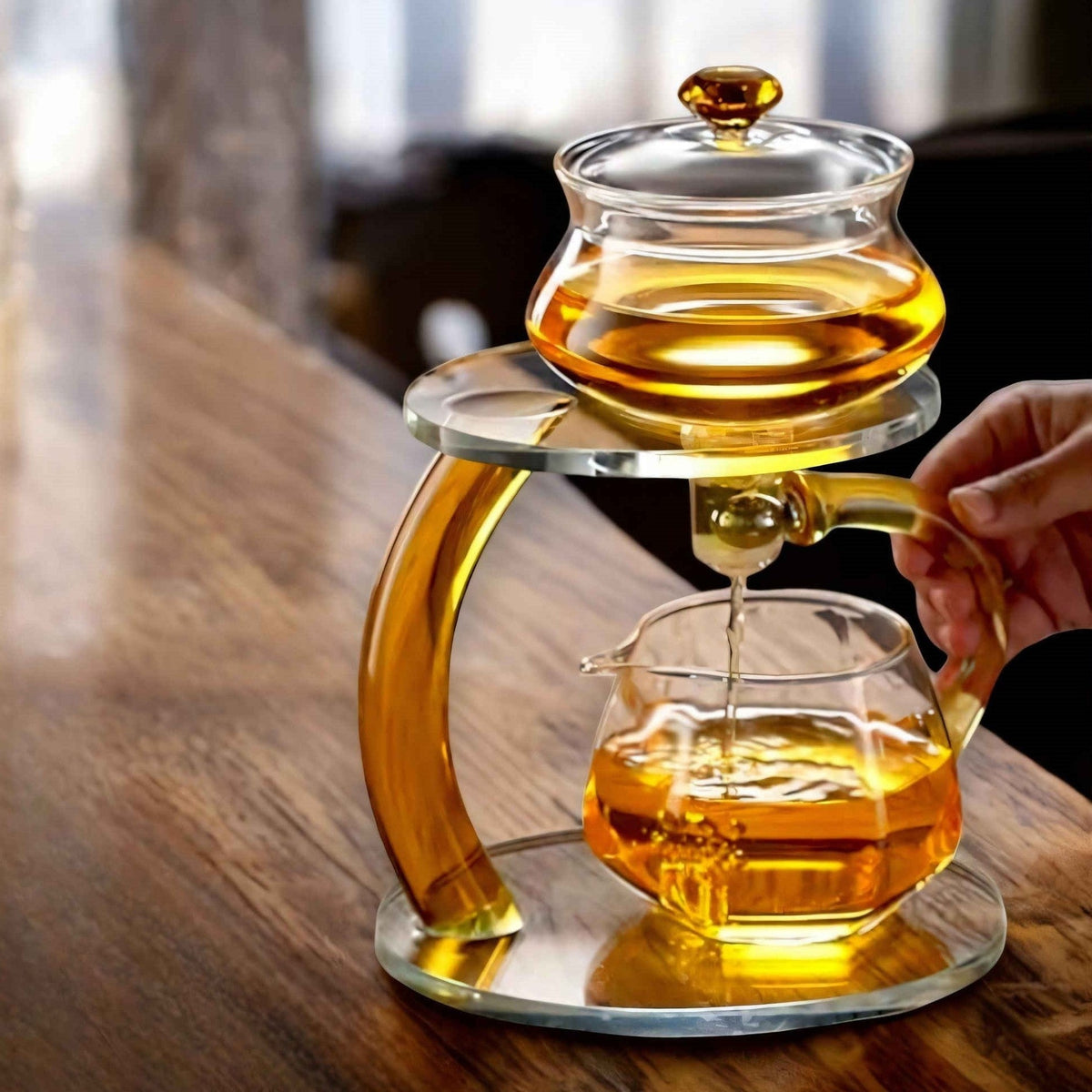 Niropi | TranquiliTea – Magnetic Glass Infuser Teapot for Enhanced Flavor & Wellness