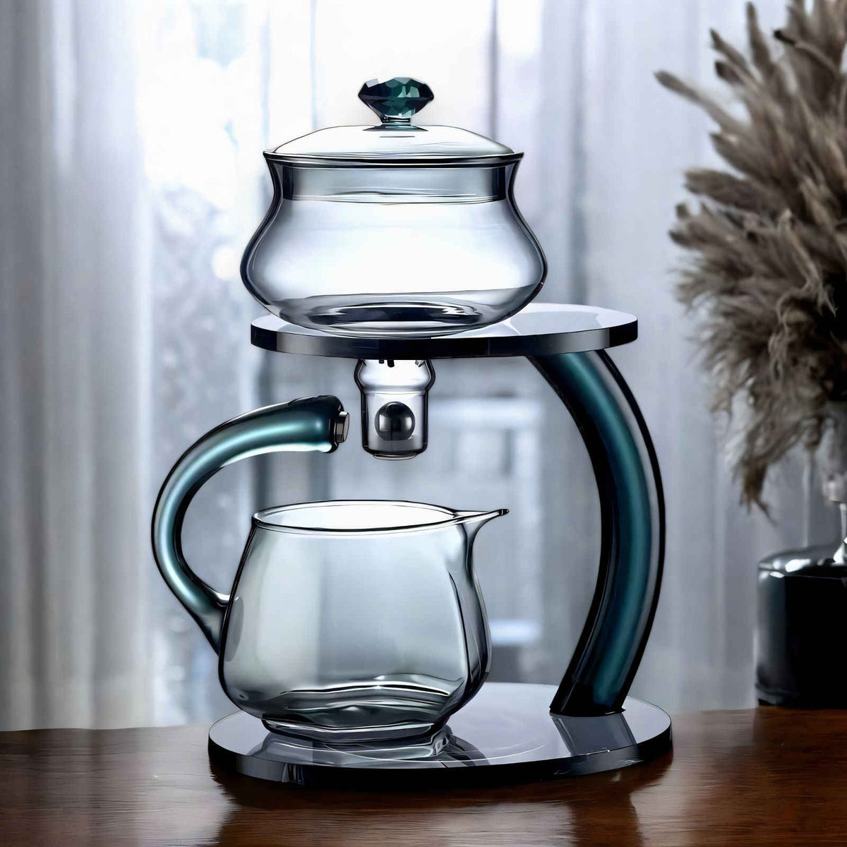Niropi | TranquiliTea – Magnetic Glass Infuser Teapot for Enhanced Flavor & Wellness