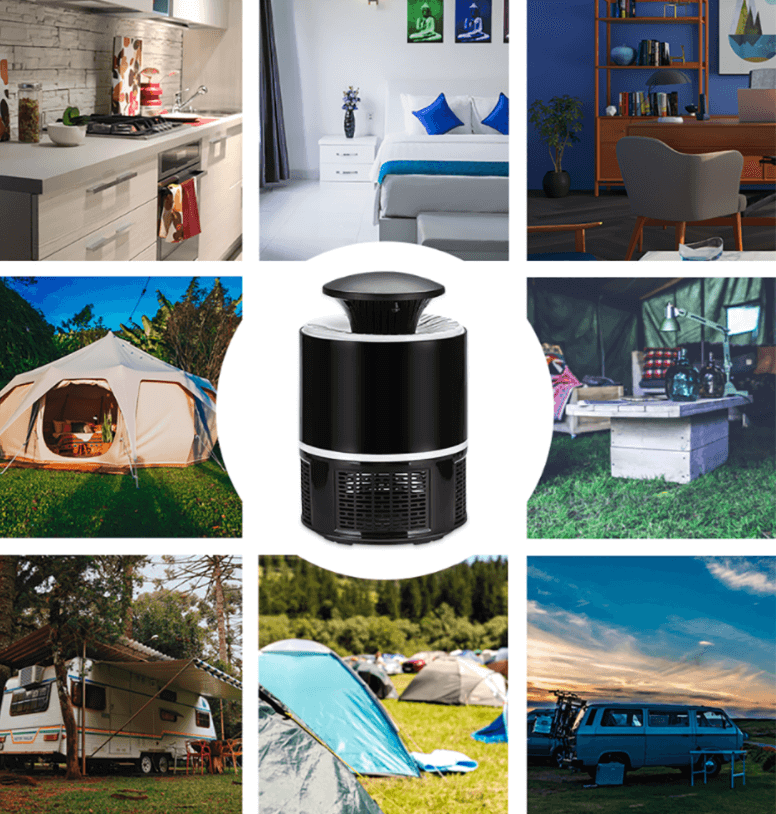 Niropi | Ultra LED Mosquito Killer Lamp – Silent Insect Trap with UV Light & USB Charging for Indoor Use