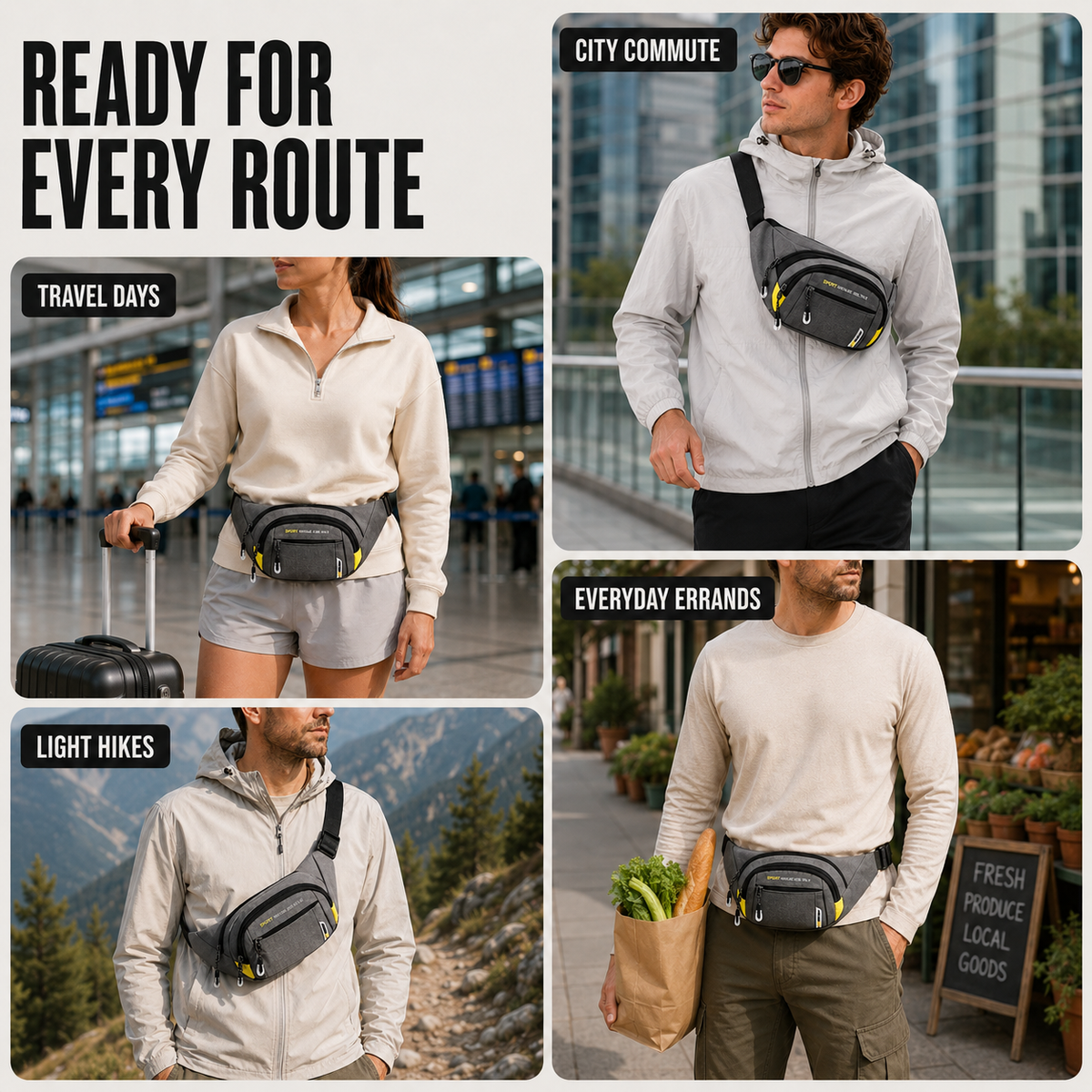 Niropi | VeltroPack Slim Waist Pack
