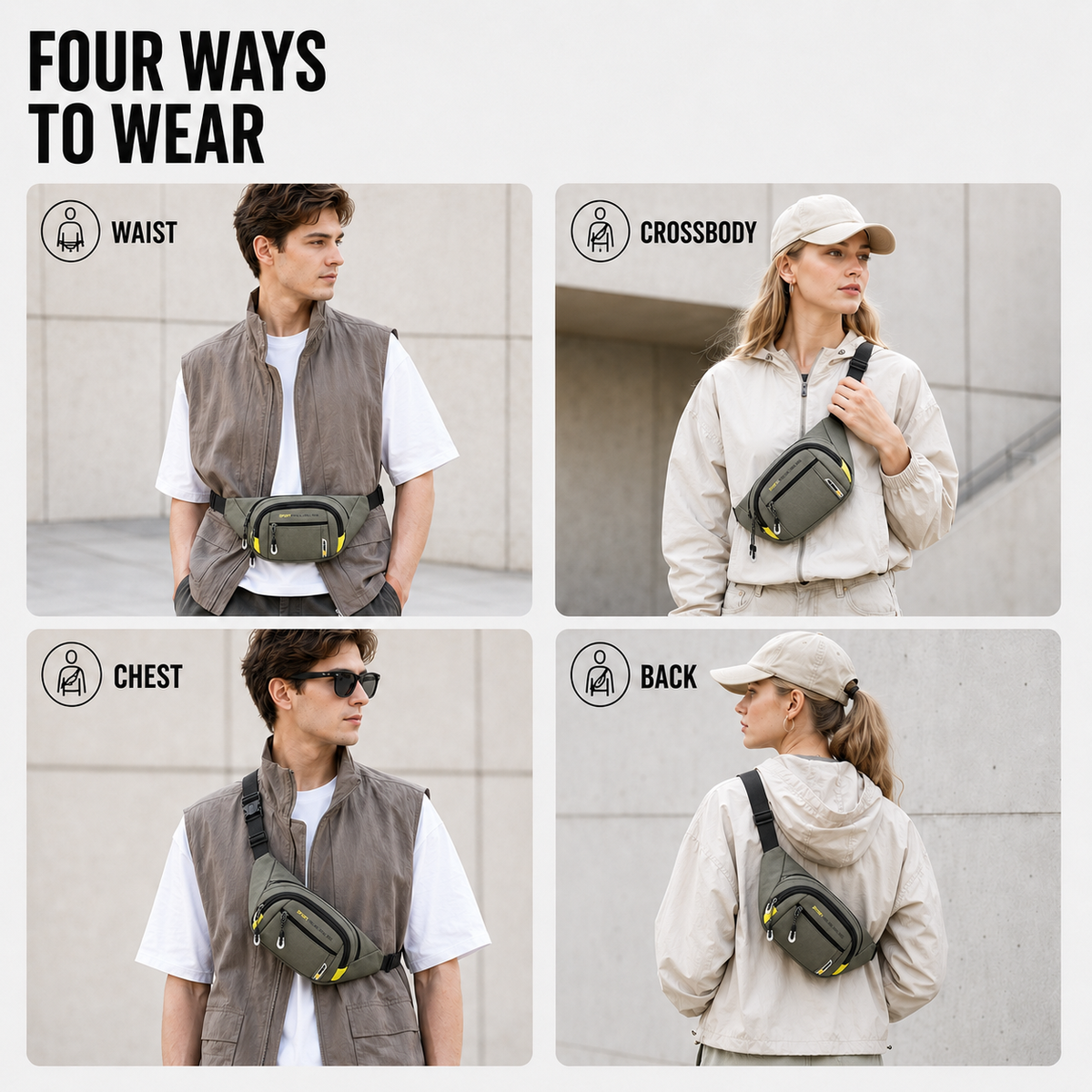 Niropi | VeltroPack Slim Waist Pack