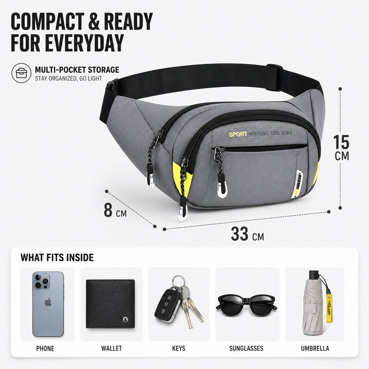 Niropi | VeltroPack Slim Waist Pack