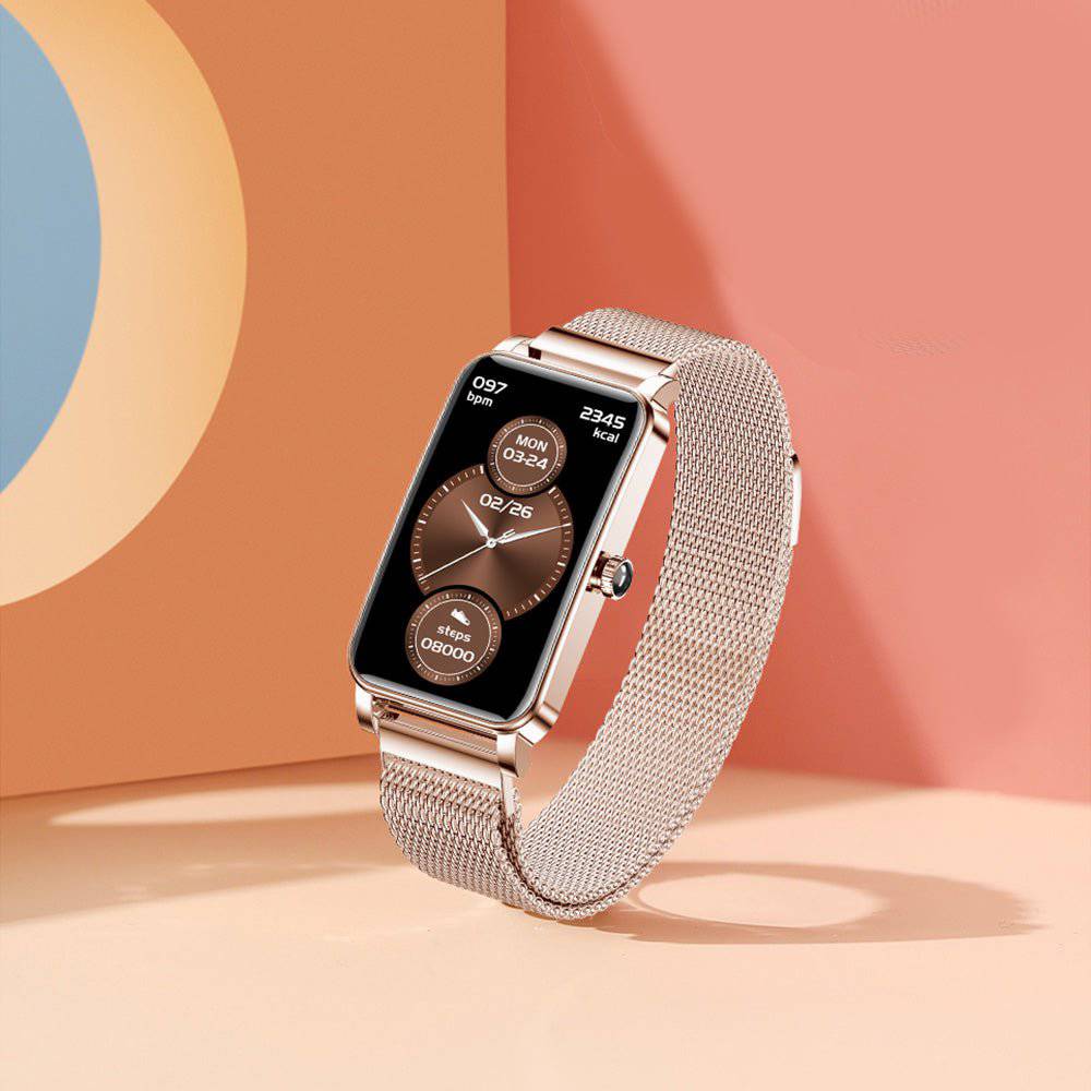 Niropi | Zelina Women’s Smartwatch – Stylish Fitness Tracker with Heart Rate, Sleep Monitor & Notifications