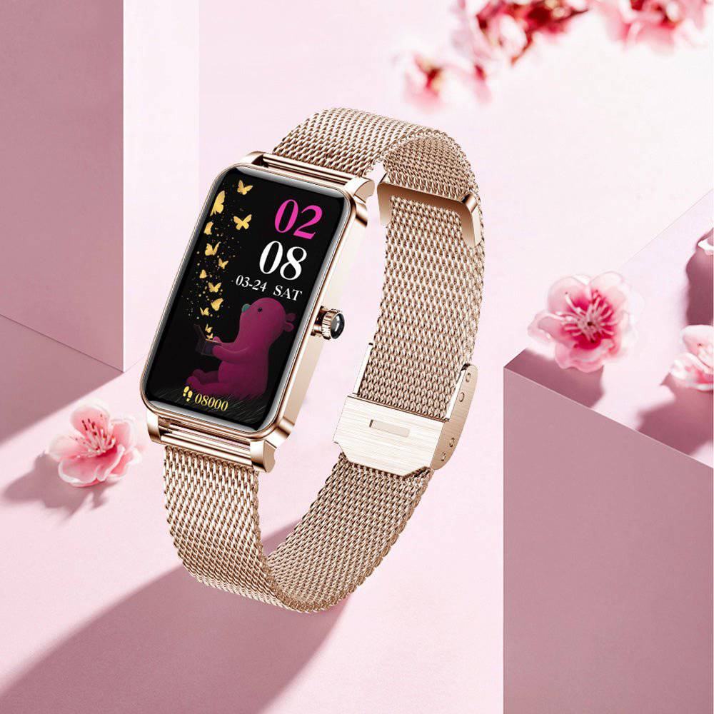 Niropi | Zelina Women’s Smartwatch – Stylish Fitness Tracker with Heart Rate, Sleep Monitor & Notifications