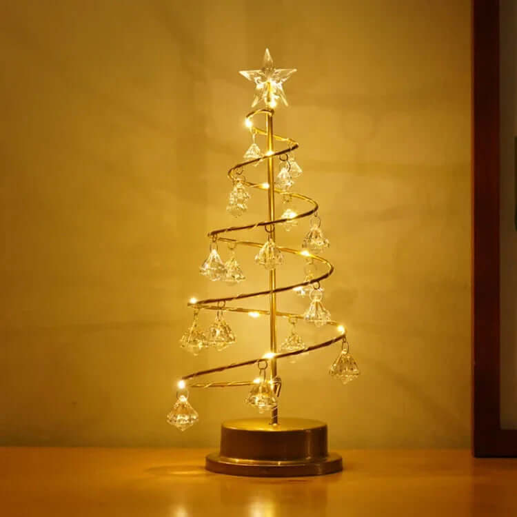 Contemporary LED Christmas Tree with Warm Glow