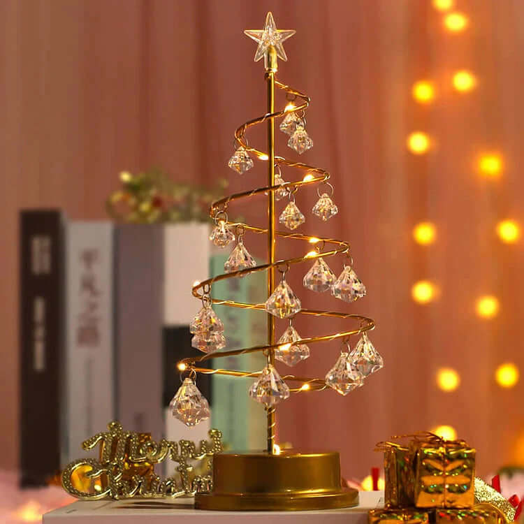 Contemporary LED Christmas Tree with Warm Glow