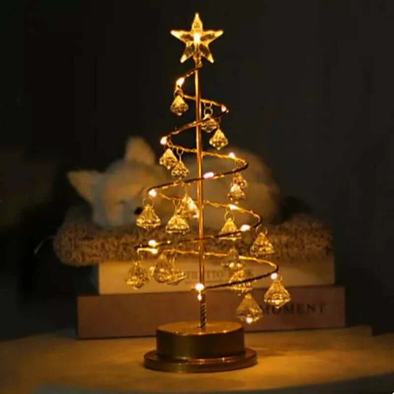 Contemporary LED Christmas Tree with Warm Glow