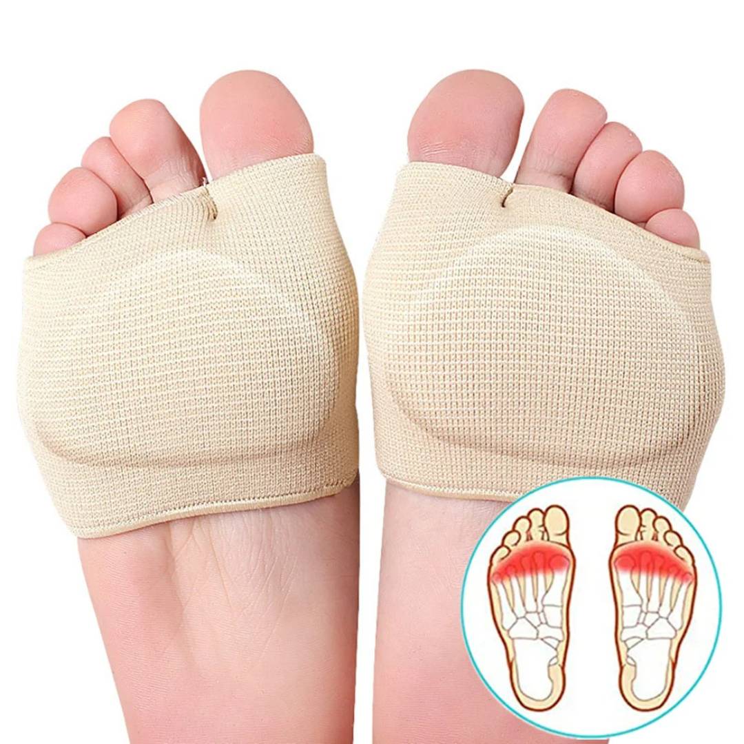 CushionFlex Forefoot Protection | Silicone Gel Cushion - Absorbs Shock on Foot - Pain Relief - for Metatarsalgia - Daily Comfort Niropi