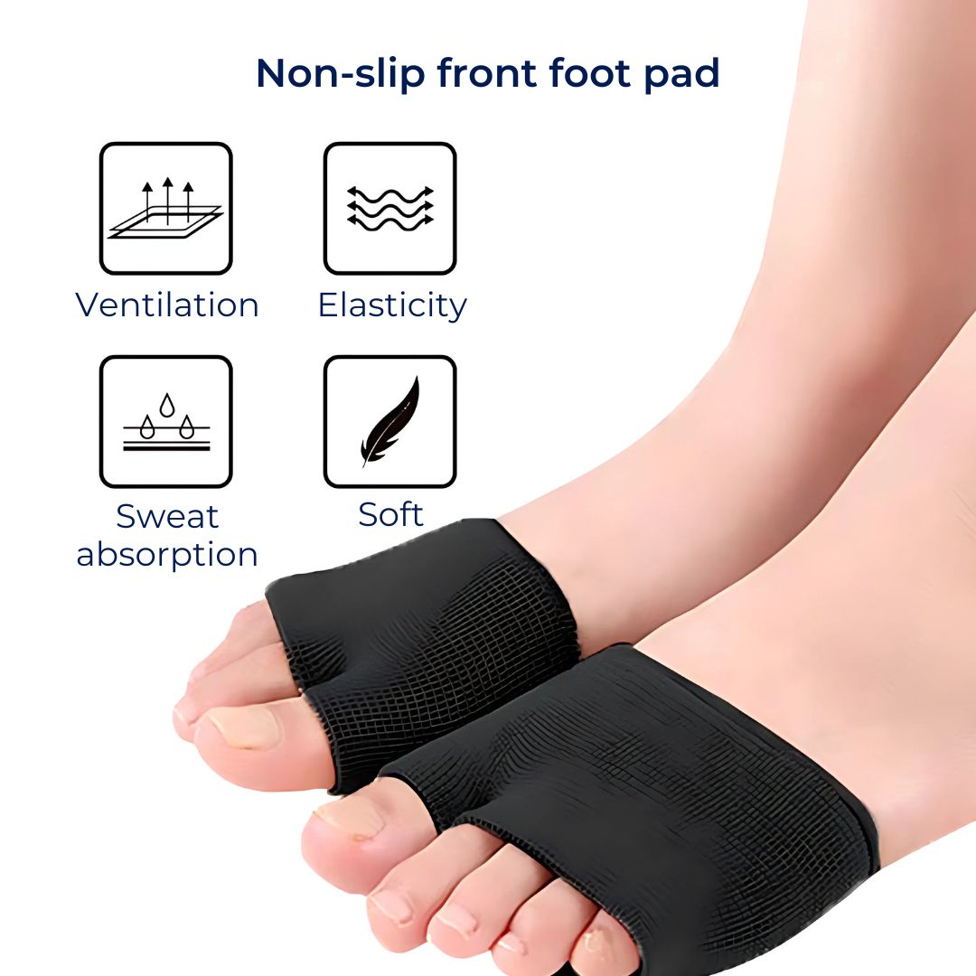 CushionFlex Forefoot Protection | Silicone Gel Cushion - Absorbs Shock on Foot - Pain Relief - for Metatarsalgia - Daily Comfort Niropi