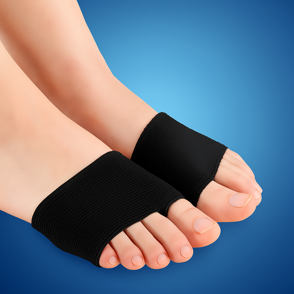 CushionFlex Forefoot Protection | Silicone Gel Cushion - Absorbs Shock on Foot - Pain Relief - for Metatarsalgia - Daily Comfort Niropi