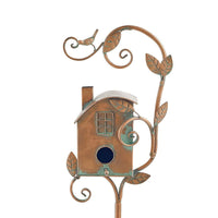 Decorative Birdhouses Garden Stakes Metal Outdoor