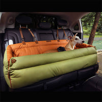 Deluxe Dog Seat for Car - Faux Leather Comfort | Urban Voyager