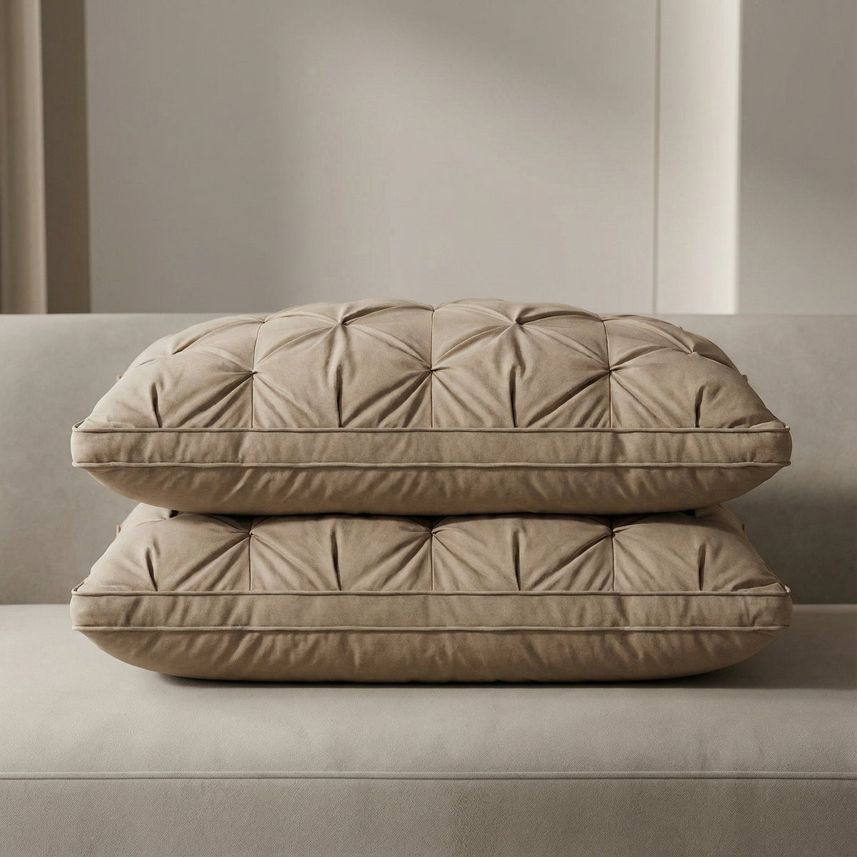 Down Pillow | Soft Support Like in a Hotel | Breathable Cotton Cover | FeatherDream