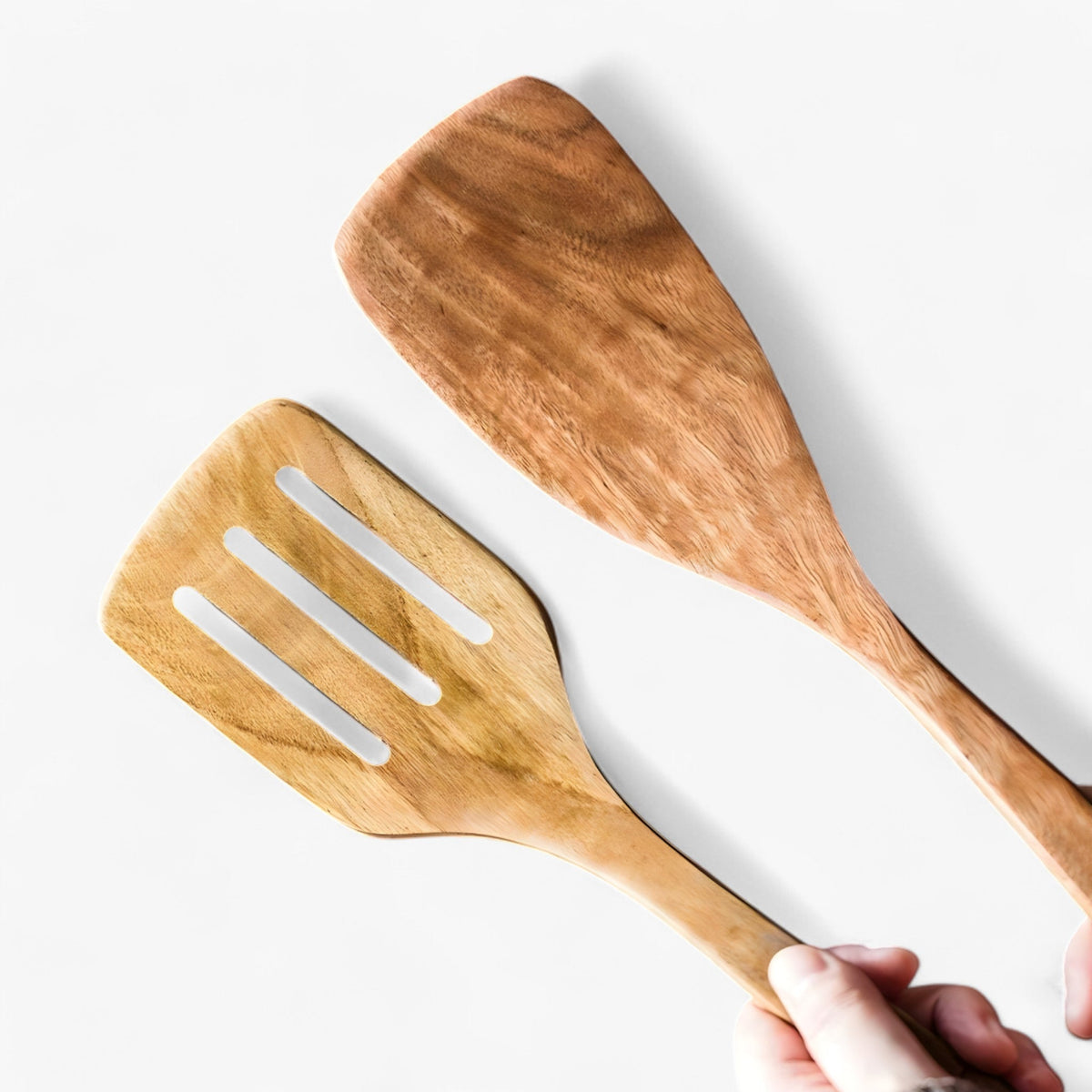 Elegant Teak Kitchen Utensil Set – 9 Pieces with Holder
