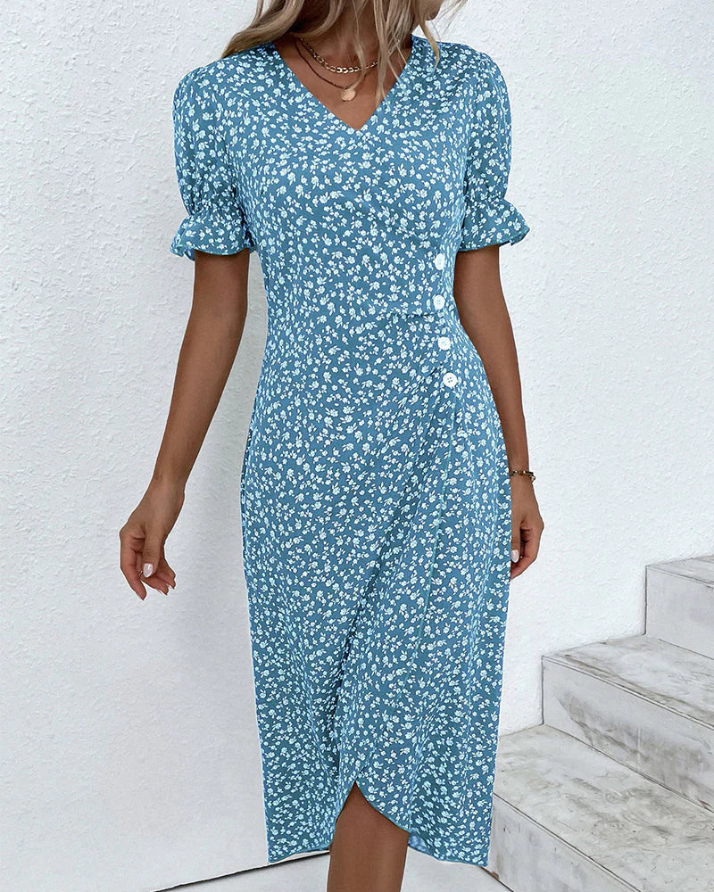 Evelyn - Wrap Midi Dress