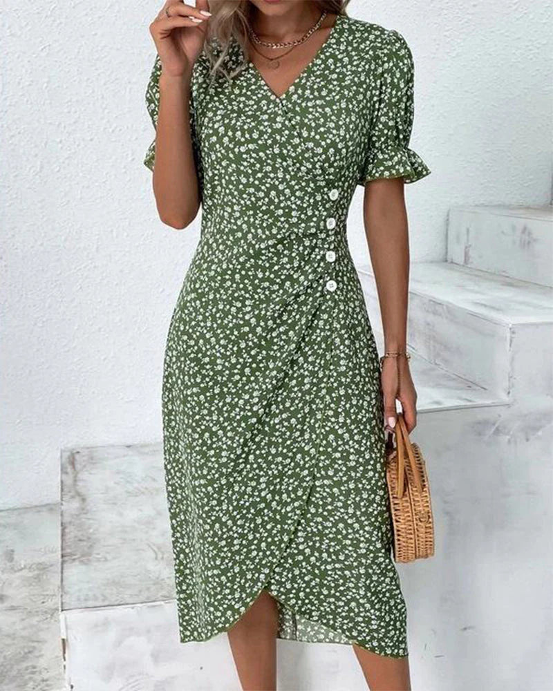 Evelyn - Wrap Midi Dress