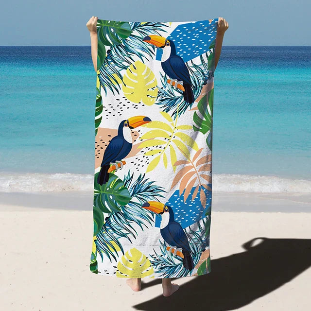 Extra Large Quick-Dry Microfiber Beach and Pool Towel
