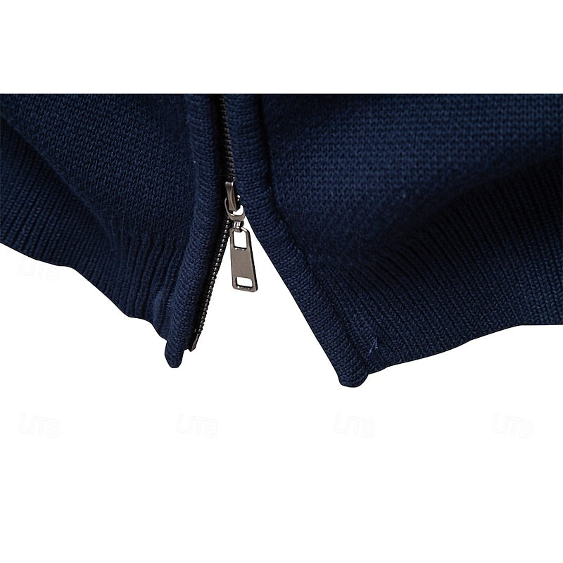 Fair Isle Zip-Up Christmas Cardigan