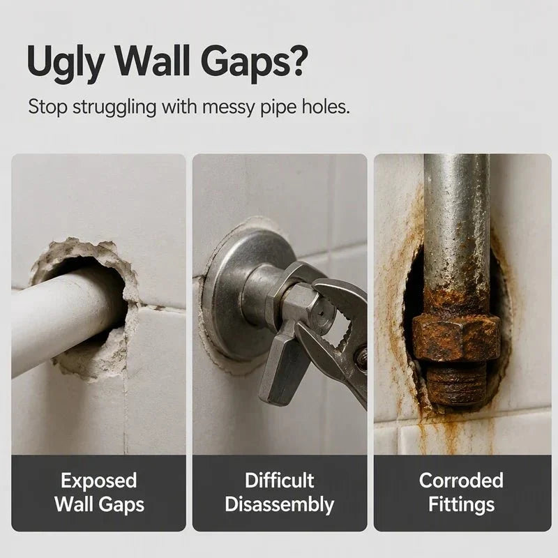 Faucet Cover with Magnetic Split Design, Easy Installation