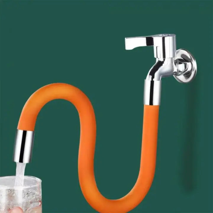 Flexible Faucet Extender – 360° Swivel & Water-Saving