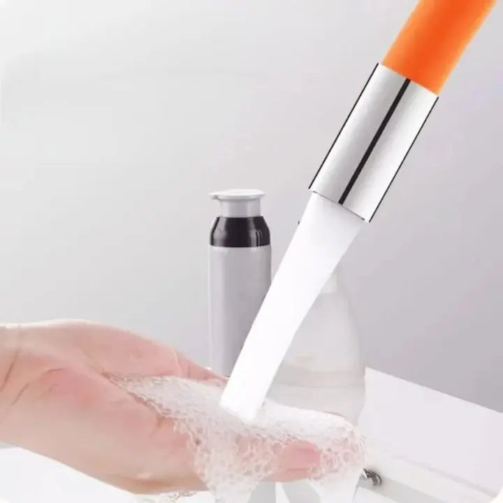 Flexible Faucet Extender – 360° Swivel & Water-Saving