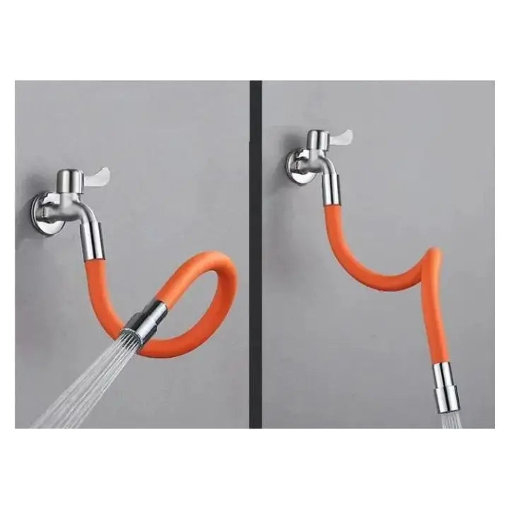 Flexible Faucet Extender – 360° Swivel & Water-Saving