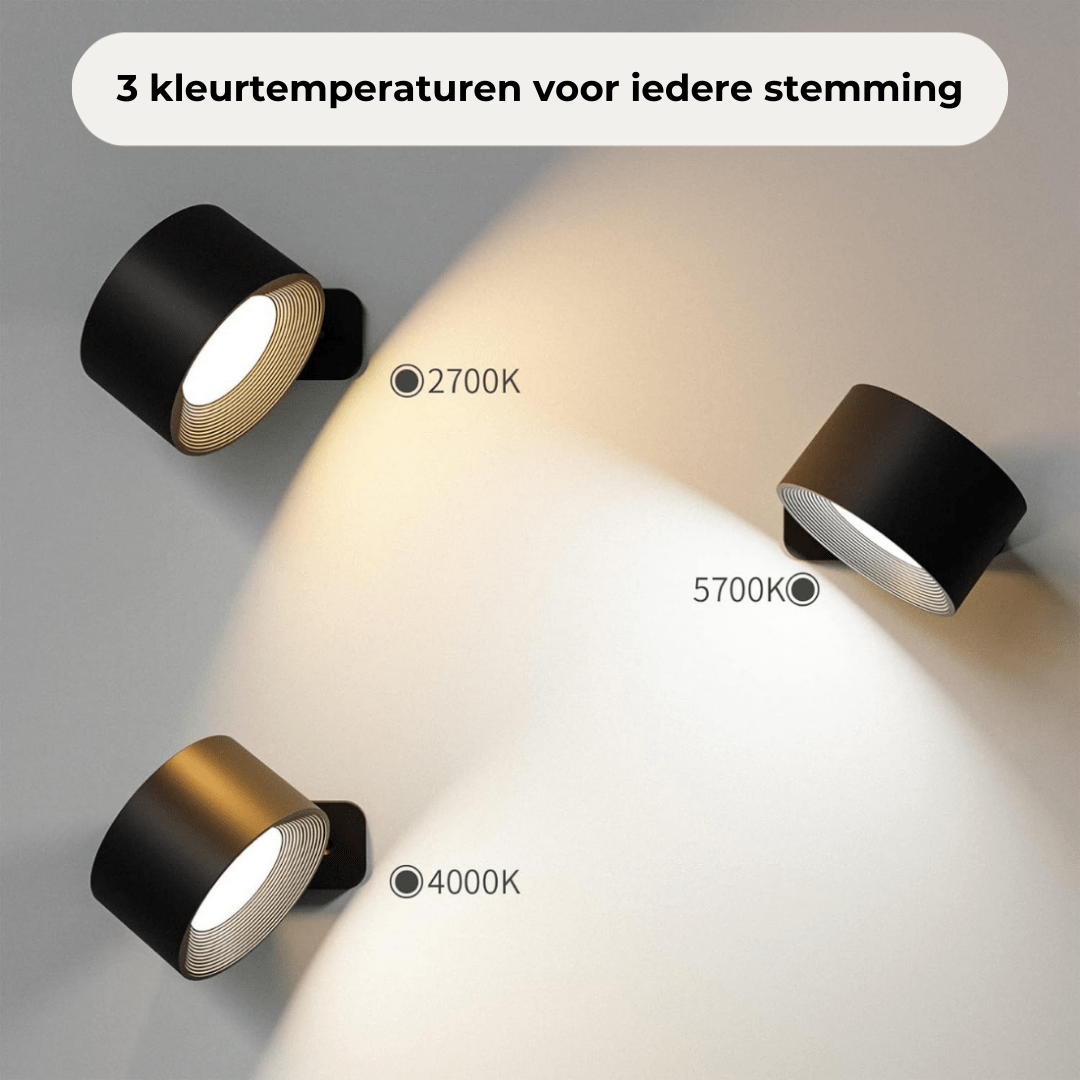 FlexiLamp - Wireless Rechargeable 360° Wall Lamp