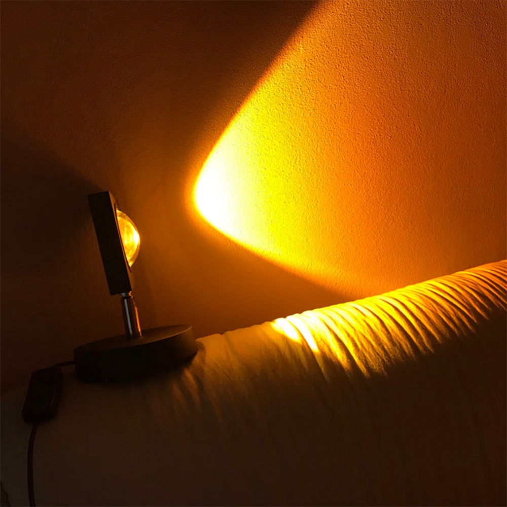 GlowBright Retro Sunset LED Table Lamp