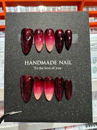 Handmade Glitter Ombre Press-On Nails