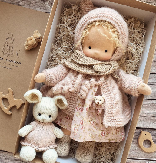 Handmade Waldorf Doll – Imaginative Play Companion | Natural Educational Toy for Children