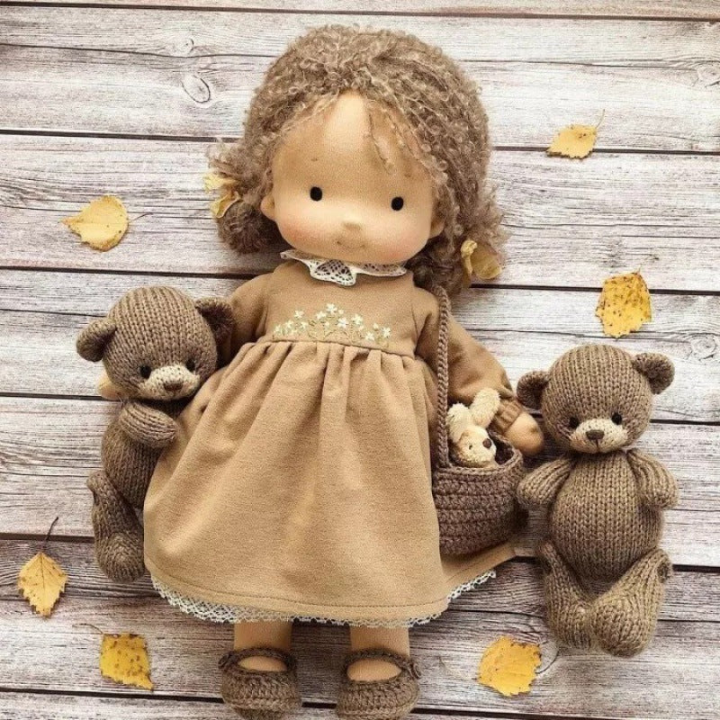 Handmade Waldorf Doll – Imaginative Play Companion | Natural Educational Toy for Children