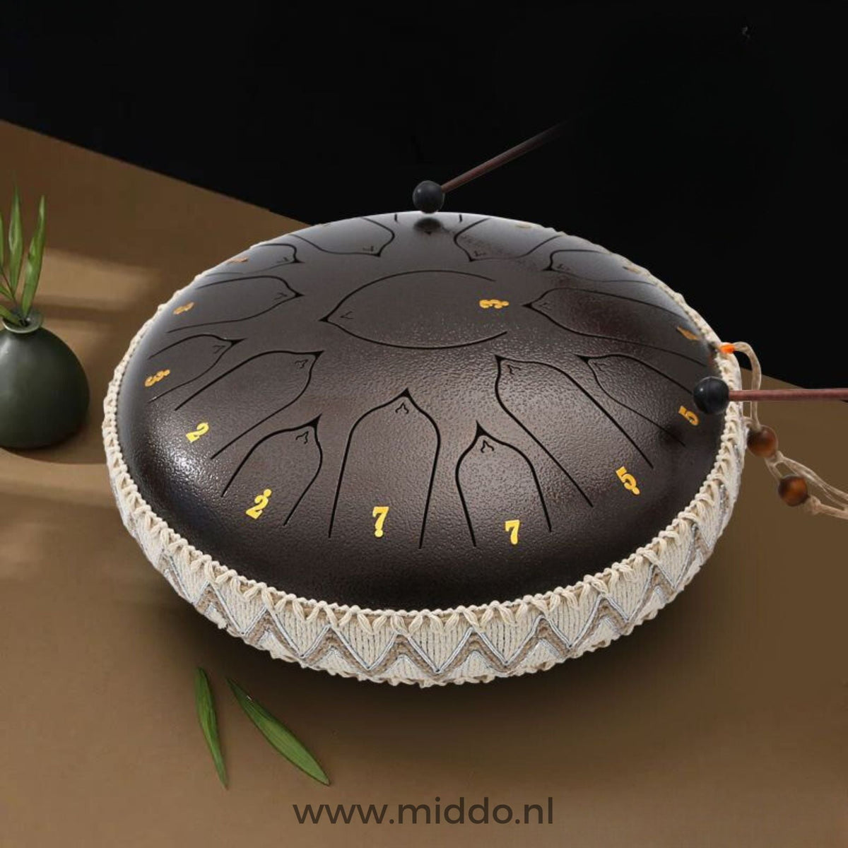 Harmonii KlankOase™ Steel Tongue Drum – Magical Sound Bowl Sound for Peace, Meditation & Creative Expression