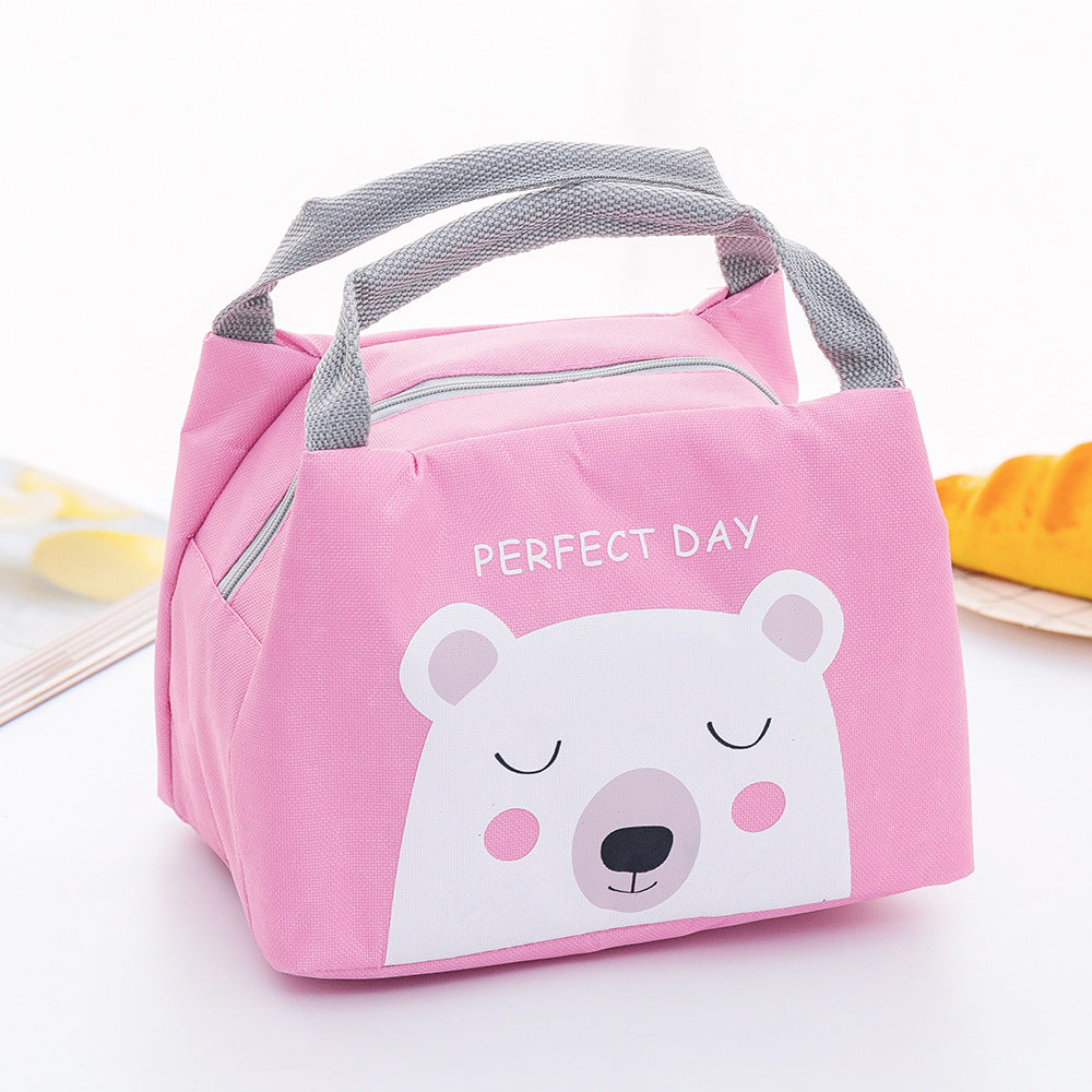 Insulated Lunch Tote with Fox Print