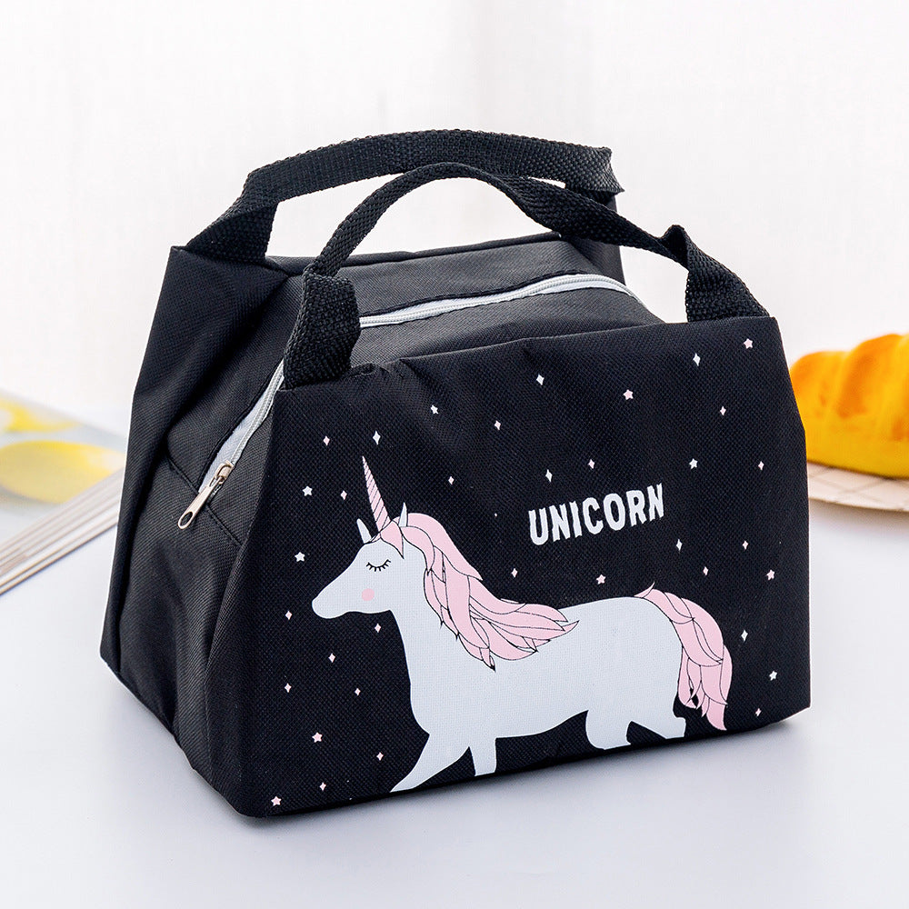 Insulated Lunch Tote with Fox Print