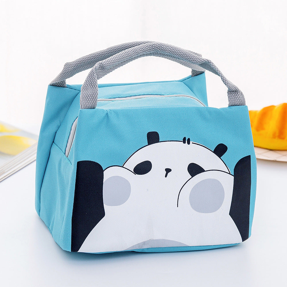 Insulated Lunch Tote with Fox Print