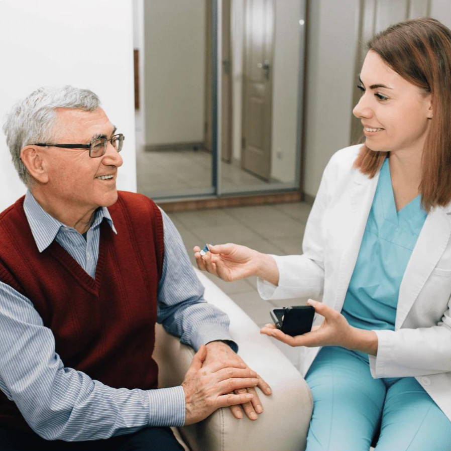 Invisible Rechargeable Hearing Aids for Adults (Pair)