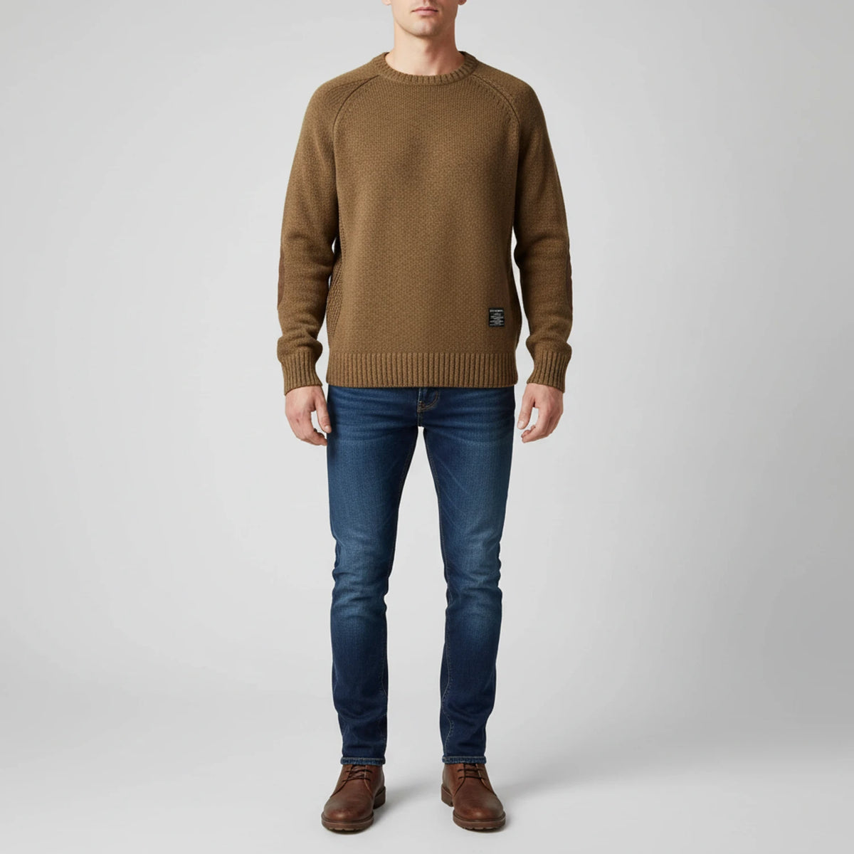 Men's Elbow Patch Sweater