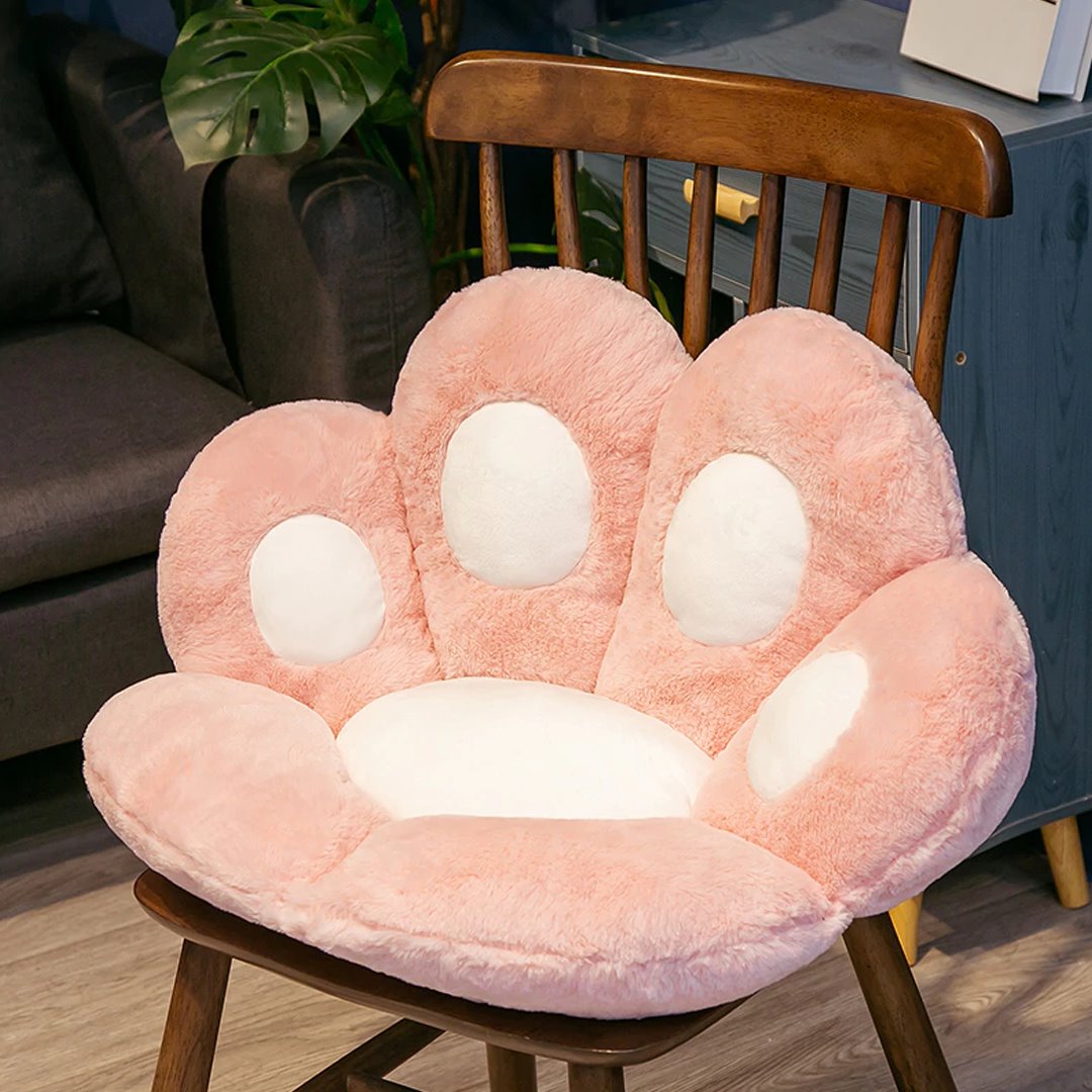 Kawaii Cute Pastel Paw Seat Cushion