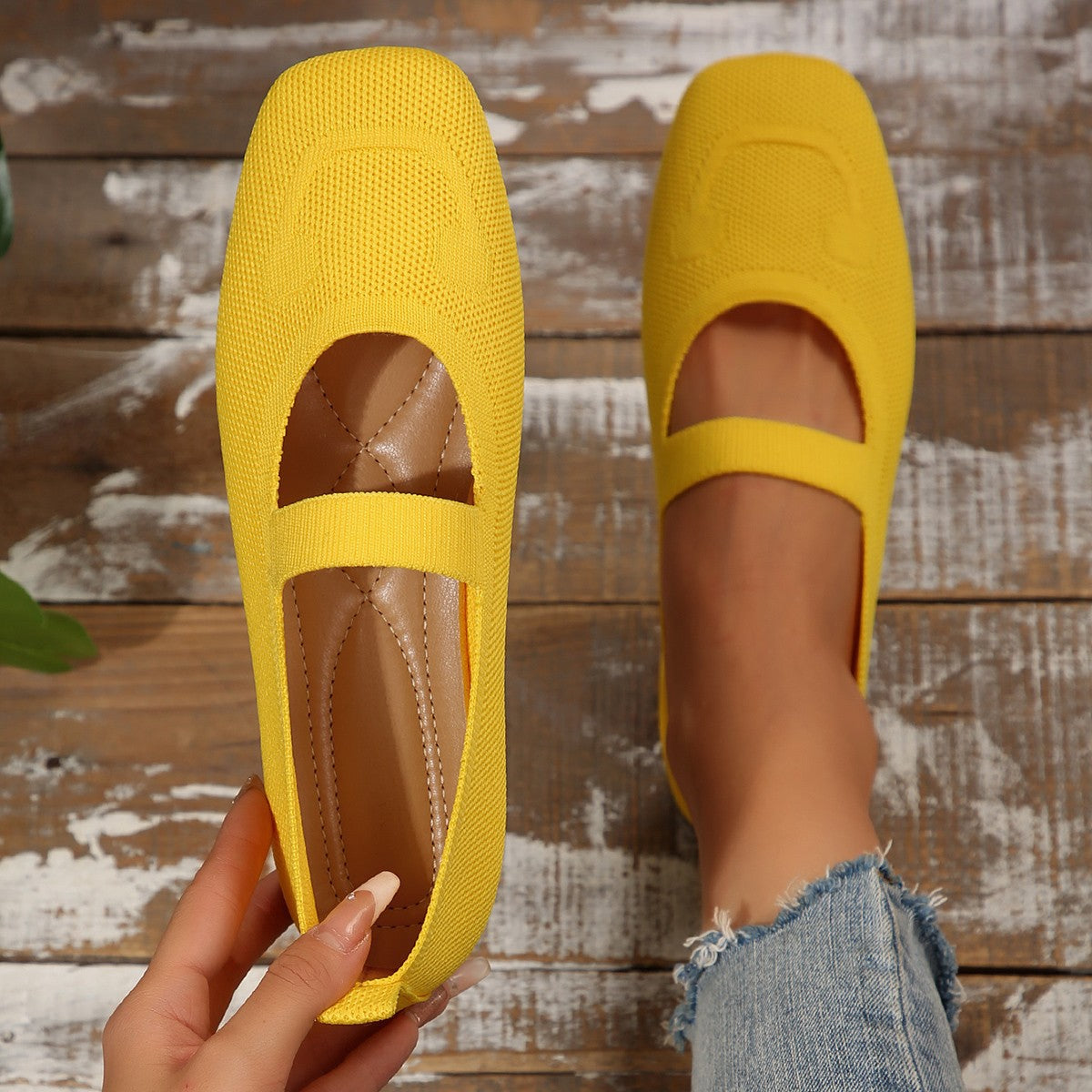 Ladies Cheerful Mary Jane Ballerinas Niropi