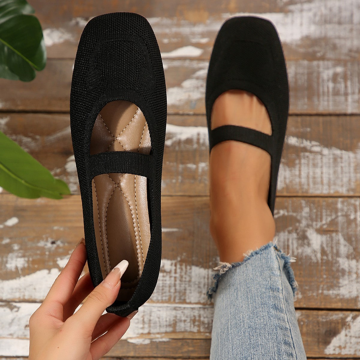 Ladies Cheerful Mary Jane Ballerinas Niropi